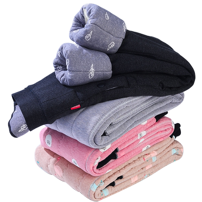 加绒加厚内穿中大童学生保暖裤