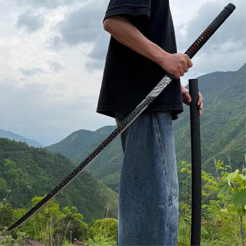 唐横刀健身正品户外高锰钢剑武器刀具绣春刀冷兵器练习影视未开刃