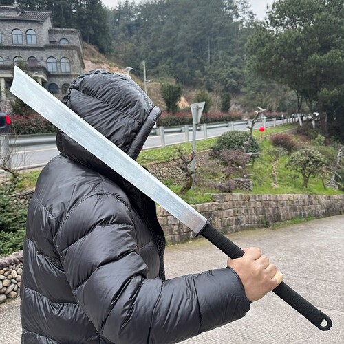 高锰钢镇宅战术刀中国唐刀红军刀一体合法影视摆设锻造龙骨未开刃