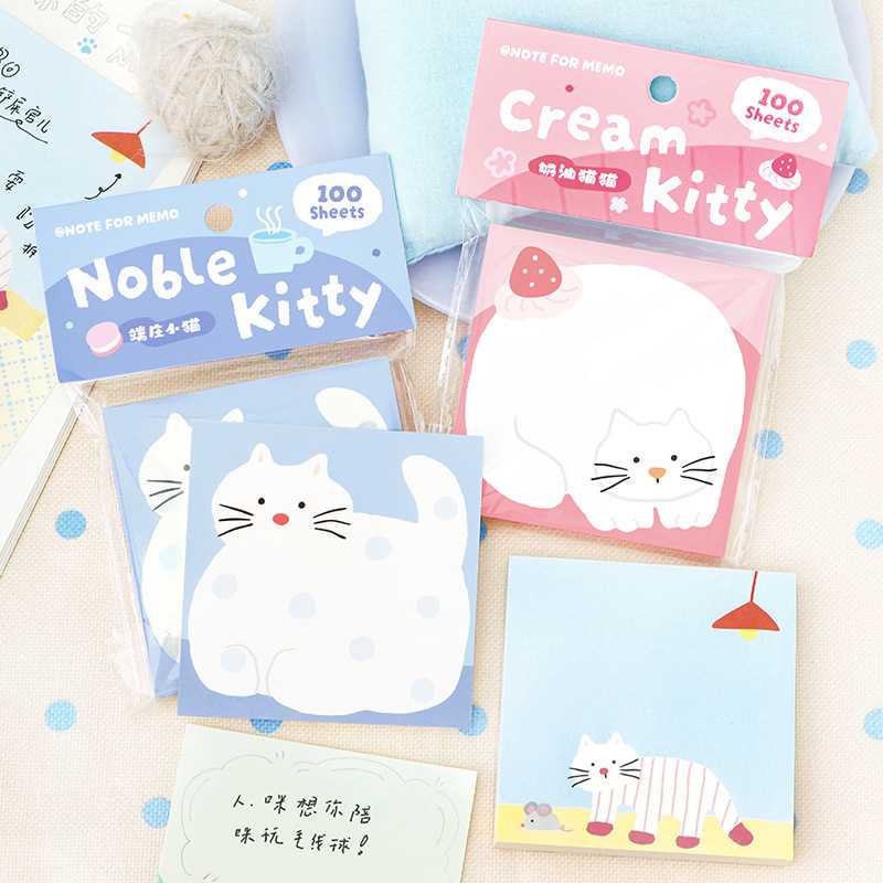 NOTEFOR100张扁扁猫日记便签｜