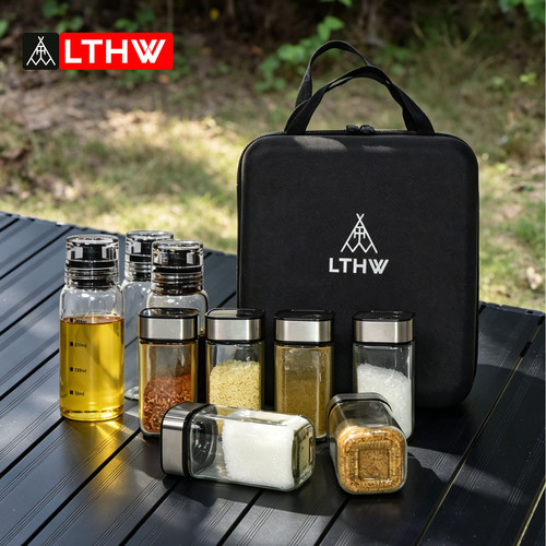 LTHW旅腾户外玻璃调味瓶套装