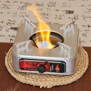 酒精炉铝合金大号商用干锅火锅固体液体燃料炉户外便携式炉子家用