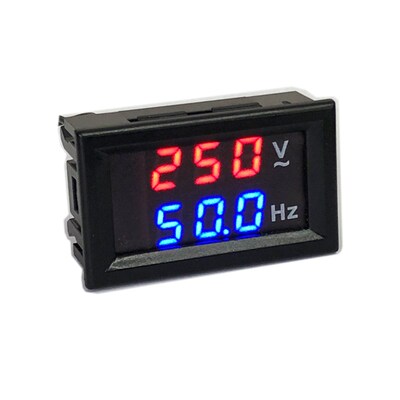 发电机交流电压表频率表双显电压频率AC110V220V380V50Hz赫兹表