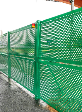 冲孔围挡沿海防风工地围蔽板镀锌市政建筑隔离栏道路施工挡板围栏