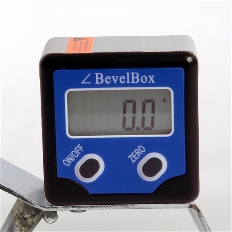 TIMM电c子数显倾角盒高精度带磁角度尺规360水平仪坡度测量