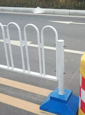 不锈钢复合管市政交通道路隔离护栏人行道机非隔离墩马路分流护栏