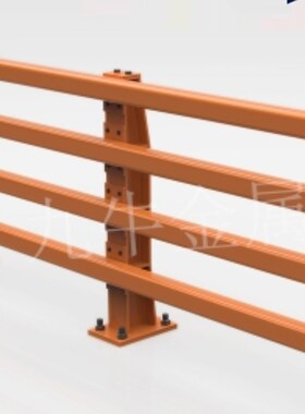 桥梁防撞护栏景观灯光桥梁护栏加厚不锈钢河道道路隔离防撞护栏