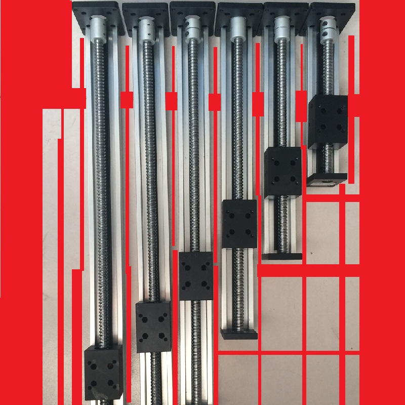 爆款琪美CBX精密滚珠丝杆十字直线导轨滑台电动线性模组步进电机