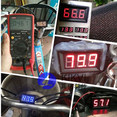 0.36直流电压表头二线DC7-150V汽车载电瓶摩托电压表数字显示