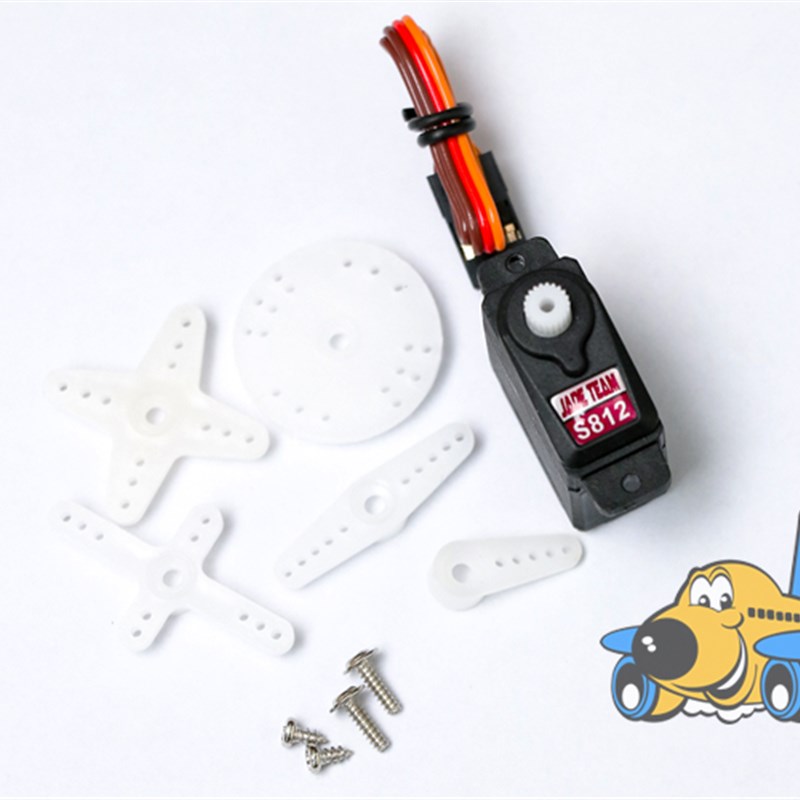 翔翼模型JADE TEAM 12g 航模 遥控飞机数字舵机伺服 S812 F3P3/4D