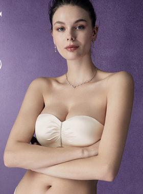 LizaCheng漫步芳园系列厚款小胸上托文胸可拆肩带半杯内衣LB00176