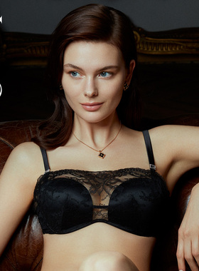 LizaCheng花未眠系列蕾丝性感薄款大胸内衣女抹胸文胸LB00145