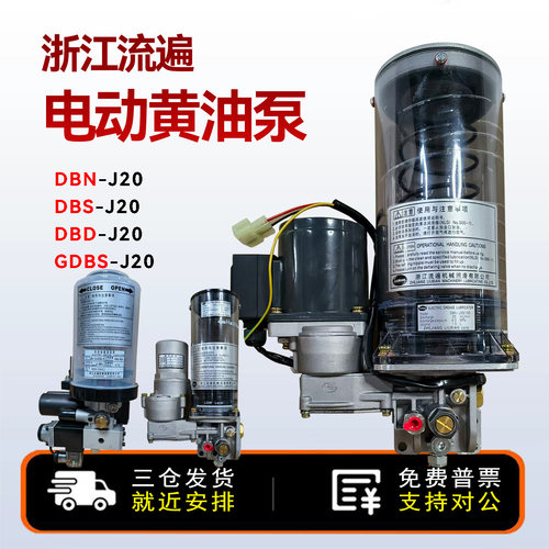 浙江流遍电动润滑泵DBN-J20/08DK/15D3冲床电动黄油泵DBN-J20/15E