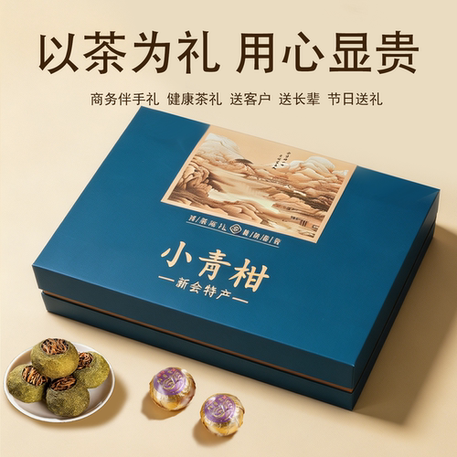 正宗新会小青柑普洱茶礼盒装送礼