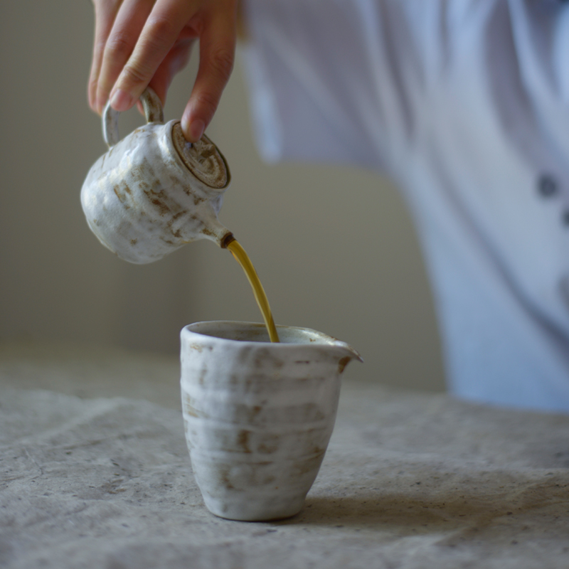 向美公道杯陶瓷大号高档茶盅