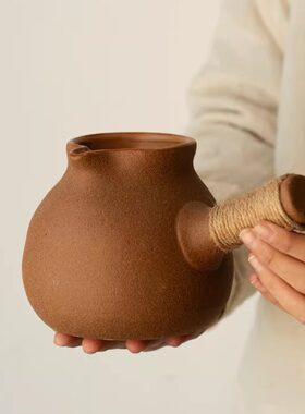 向美大号土陶围炉煮茶可干烧壶