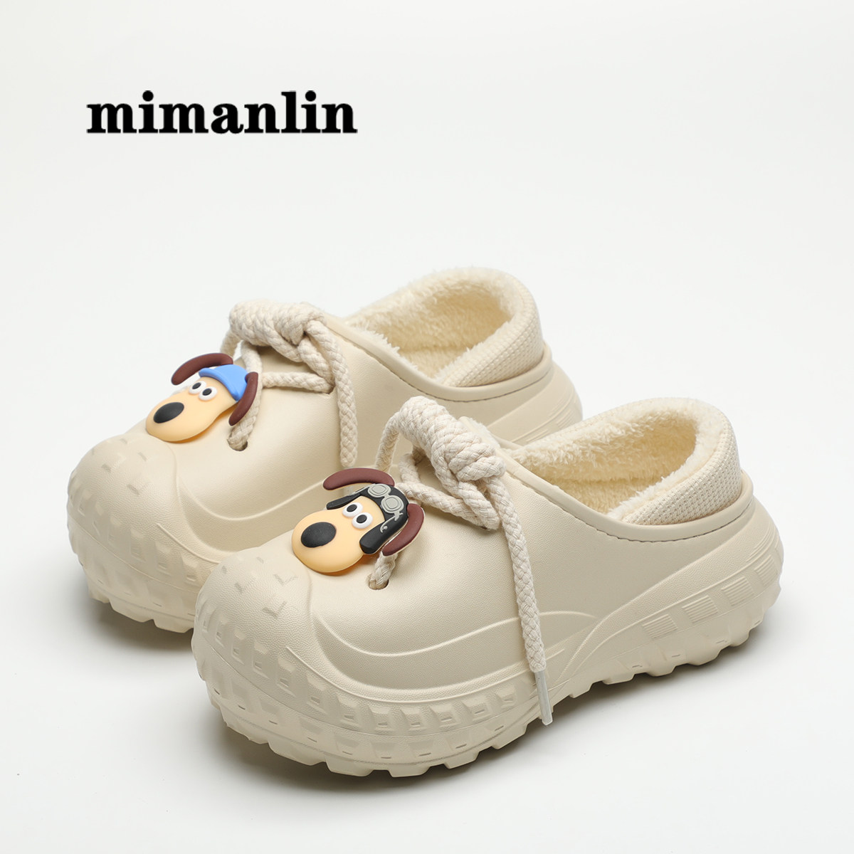 情侣棉拖鞋女包跟冬季2023新款室内居家厚底软底防水防滑加绒棉鞋