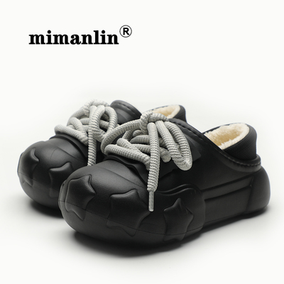 厚底棉拖鞋男女2025新款秋冬季爆款雪地靴时尚室内居家情侣棉鞋子