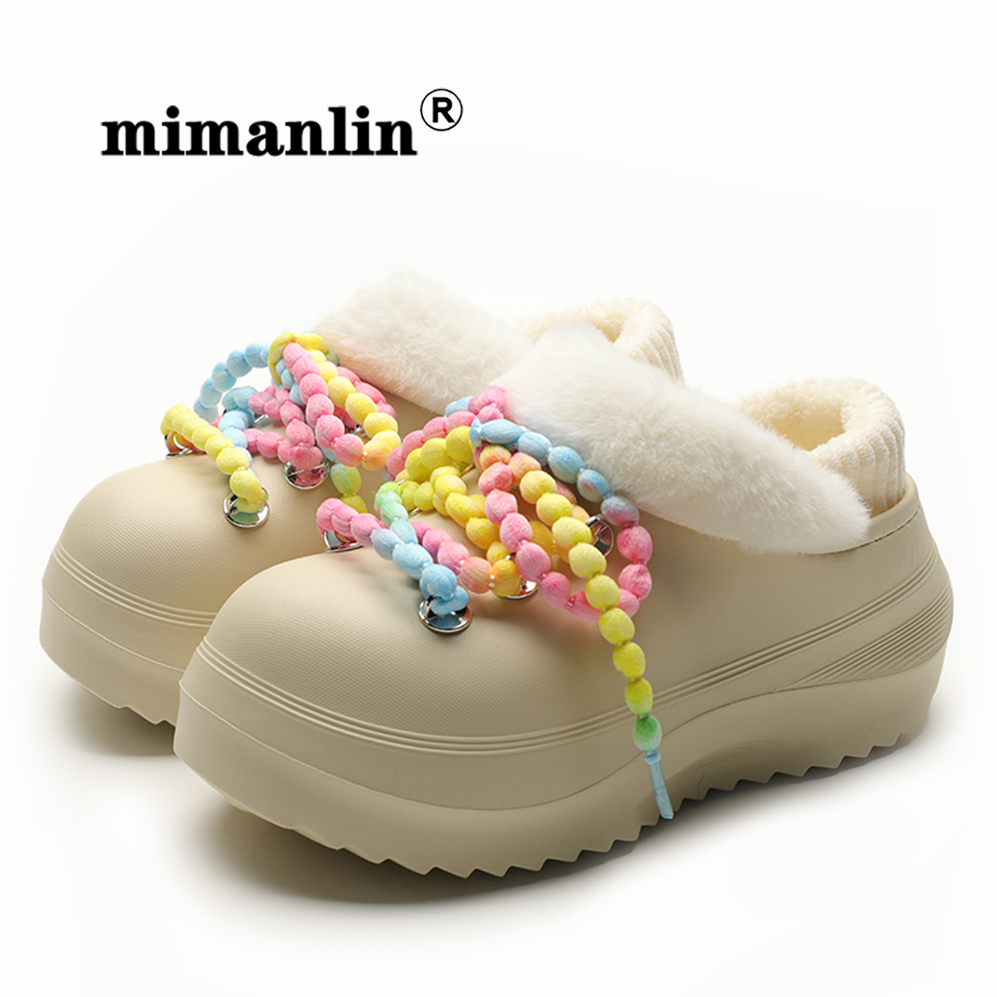 甜酷厚底棉鞋女秋冬季外穿潮酷增高街头风个性炸街防滑防水雪地靴