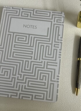 a5简约ins风横线本灰色笔记本子学生用日记本硬了记事本宽横线本