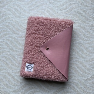 a6横线本羊羔绒封皮信封款式便携式记事本日记本