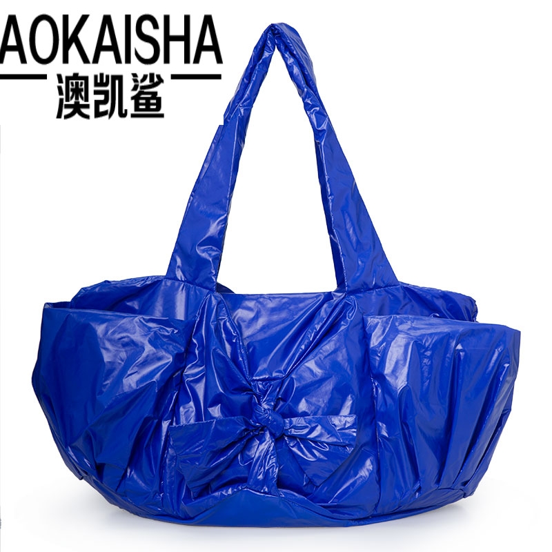 AOKAISHA新款WY03夏季糖果色女蝴蝶结包通用轻便防水运动手提包大