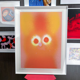 Jon Burgerman潮牌涂鸦艺术喷绘版画客厅装饰画可爱卡通创意个性