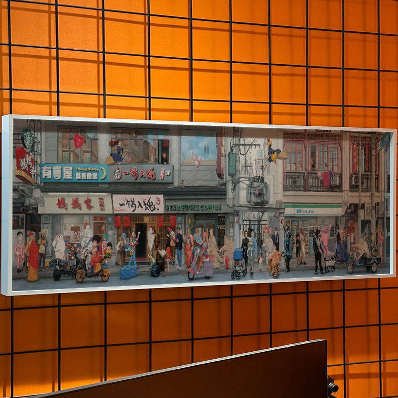 Kwon Neung韩国艺术家权能潮流卡通人物版画餐厅卧室书房联名版画