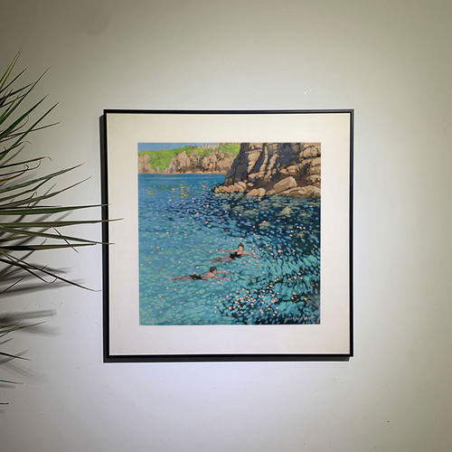 【Gordon Hunt】海洋风景海报蓝色系治愈游泳抽象艺术装饰画芯