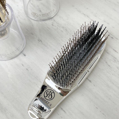 日本高级梳子Scalp Brush S HEART S短柄宙斯梳同款干湿两用
