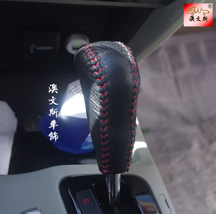 适用本田思域九代手缝真皮排挡套 手刹套 排挡套 全包款方向盘套图片