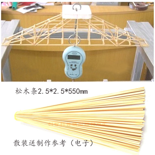 中天松木条木结构桥梁承重设计赛