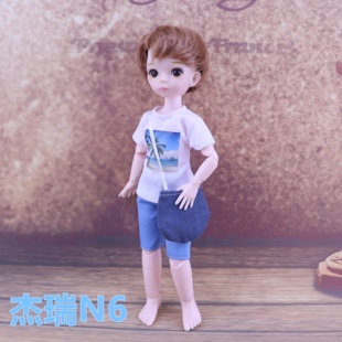 30厘米男娃娃玩具男孩娃娃芭巴男朋友超帅12寸帅气王子装衣服礼物