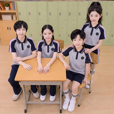 辽宁沈阳市康平县小学生校服初高中生夏季统一班服儿童运动套装