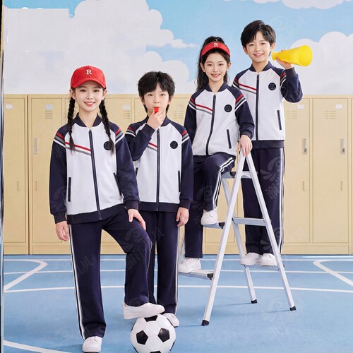 辽宁省沈阳市浑南区中学生春秋季校服第一款儿童高中生运动班服