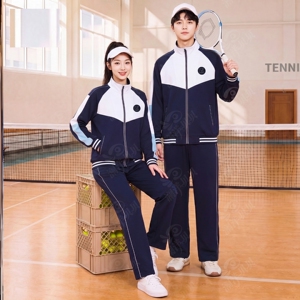 辽宁省沈阳市康平县中学生春秋季校服第一款儿童高中生运动班服