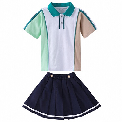 幼儿园园服典礼装儿童朗诵中大童百褶裙夏季半身裙学院风小学生