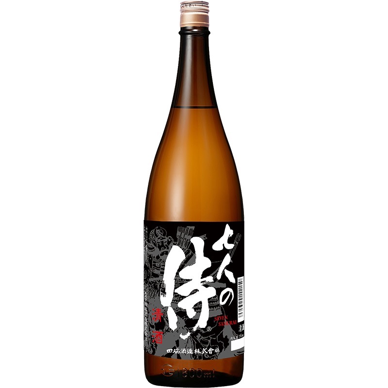 日本进口日本清酒七武士1.8L瓶装