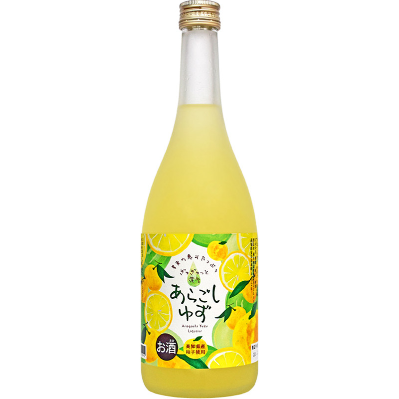 晓月夜 粗滤 柚子酒720ml