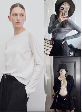 贵妇的Z爱！TR 经典款~太舒服了~莱赛尔天丝+羊毛长袖打底衫3色