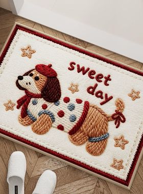 加厚卡通可爱浴室吸水地垫防滑家用入户门脚垫卫生间吸水速干地毯