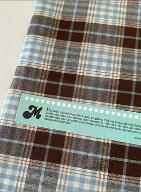 海盐巧克力桌布布料新款可爱印花桌布韩系布料手工小众diy面料