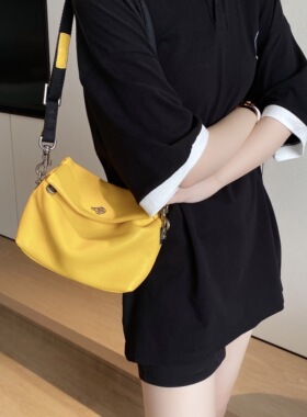 单肩包头层牛皮原创设计鸟牌2025新款女士通勤包休闲百搭时尚9178