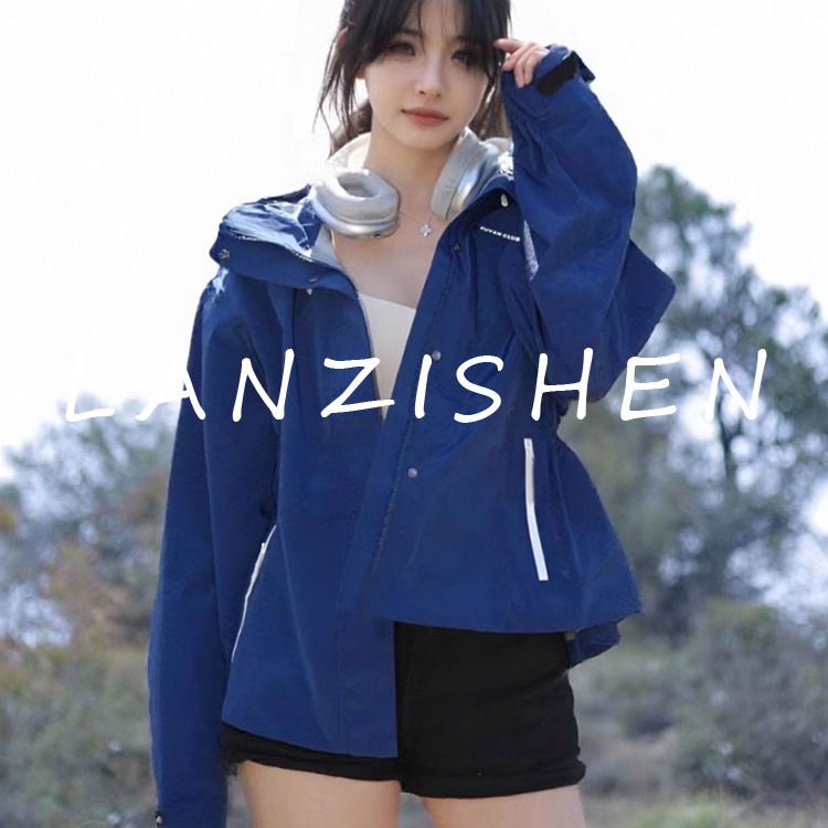 LANZISHEN冲锋衣女户外三合一