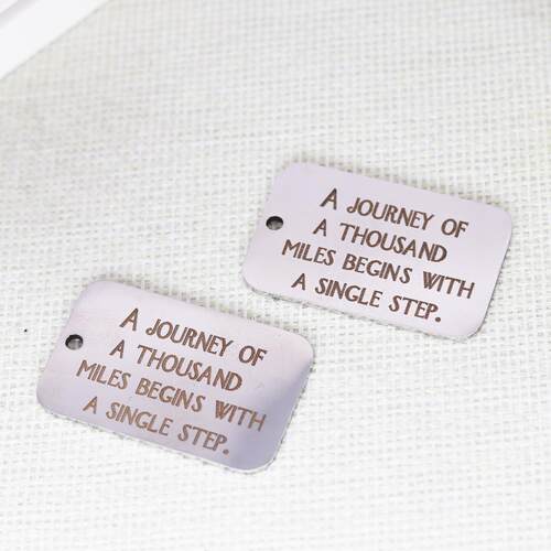 1pcsA journey of a thousand miles begins with a single step