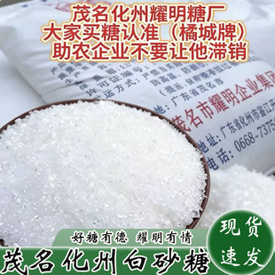 耀明糖厂橘城牌白砂糖正品纯甘蔗精制家用商用厨房烘焙冲调专用糖