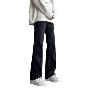 美式 微喇复古牛仔裤