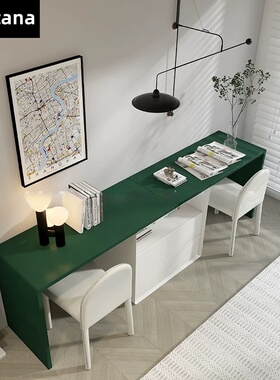 Montana 丹麦极简双人书桌轻奢高端书房组合设计办公桌写字台定制