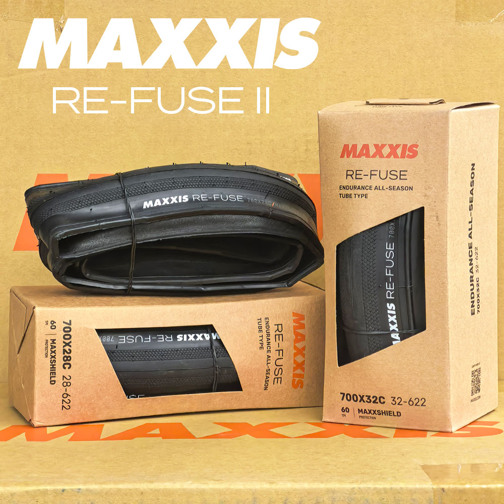 玛吉斯RE-FUSE二代公路车长距离耐力四季双层防刺折叠外胎MAXXIS