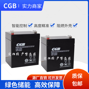 武汉长光CGB蓄电池CB1250 CB1240 CB1270西奥电梯 消防应急12V5AH
